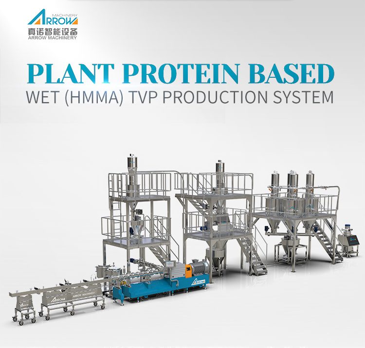 Plant Protein Based Wet (Hmma) Tvp Production System