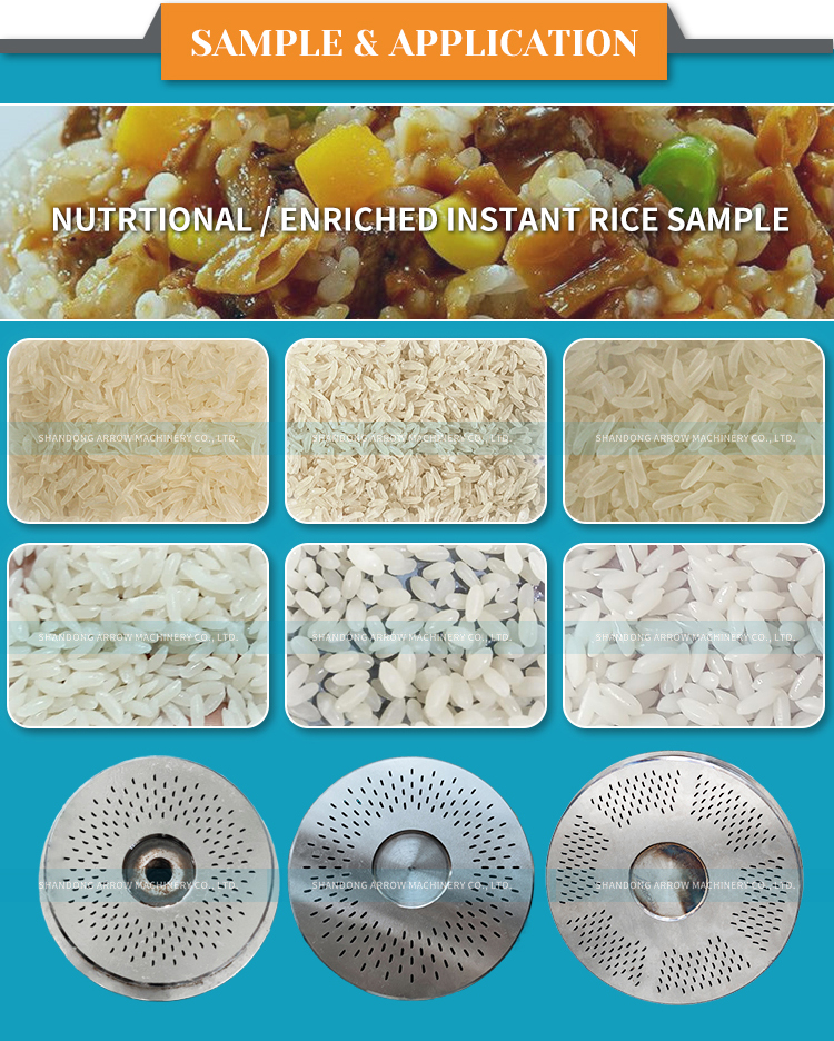 Artificial Fortified Rice Food Extruder