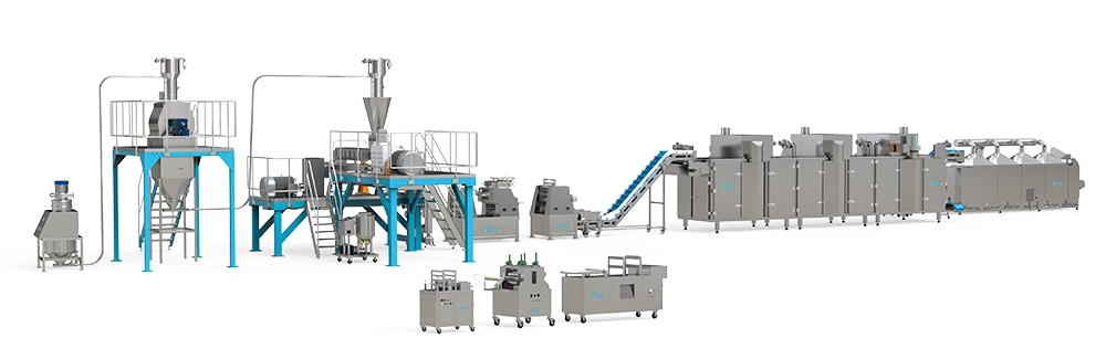 2d3d snacks pellet production line