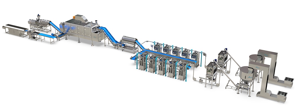 puffed rice cake production line