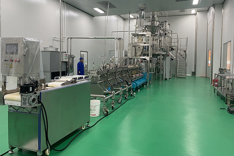 Industrial plant protein processing equipment and cooling die technology facility