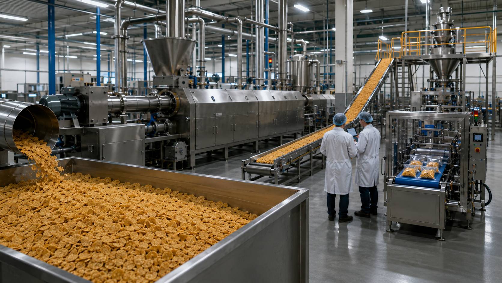 Automatic Corn Flakes Production Line: Cost, Capacity, and Factory Setup