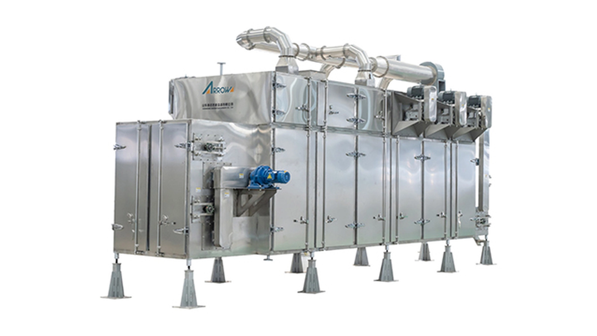 Drying equipment for textured vegetable protein pieces