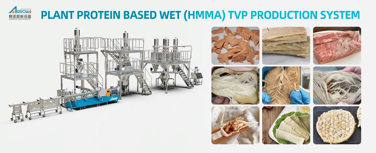 Plant Protein Based Wet (Hmma) Tvp Production System
